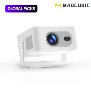 Magcubic HY300MAX Auto Focus Home Video Smart Projector 400ANSI Android 14 Allwinner H726 with 0.8:1 Throw Ratio Dual WiFi6 BT5.4 HDR/HDR10+/HLG Auto Keystone Correction Portable Mini Home Cinema Movie Outdoor