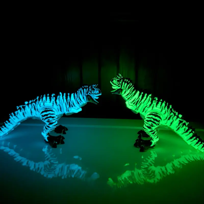 Glow in the dark Carnotaurus