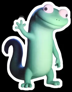 Lizard Lizard Lizard Meme Sticker Vinyl Decal – Funny Gecko Style Sticker -3 Pack-