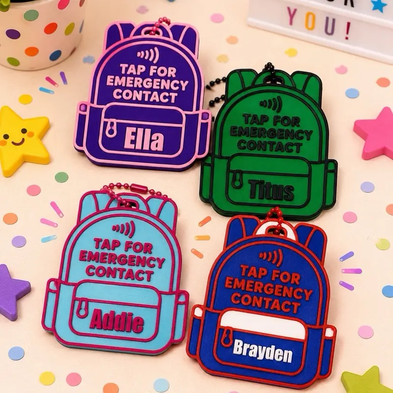 Emergency Contact Keychain