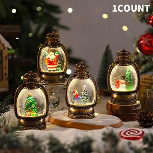 christmas water crystal ball lamp, decorative light for indoor christmas decoration, perfect gift for bedroom window display, ornaments