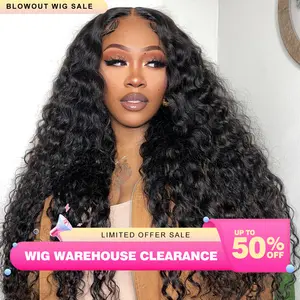 Reshine Loose Deep Wave Wear Go Glueless Human Hair Wigs Pre-cut HD Lace Wigs