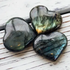 Labradorite Hearts