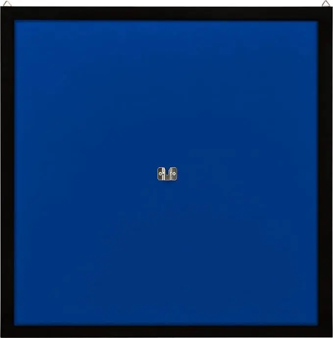 Viper Square Framed Dartboard Backboard with Mahogany Trim, 29 in. Blue Felt Wall Protector for Dart Shooting, Fits Sisal Boards, Square Shape, Wall Protection, Standard Size, Wood Frame, 29X29 In, Backboard Only