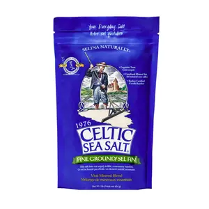 Fine Ground Celtic Sea Salt – 16 Ounce (Pack of 1) Resealable Bag of Nutritious, Classic Sea Salt, Great for Cooking, Baking, Pickling, Finishing and More, Pantry-Friendly, Gluten-Free Natural Savory Flavor
