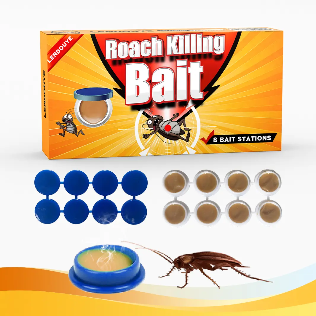 LENDOUYE Indoor Pest Control Kit - Cockroach Killer Product, Repellents, Traps, Insecticides, Bait Stations ZY