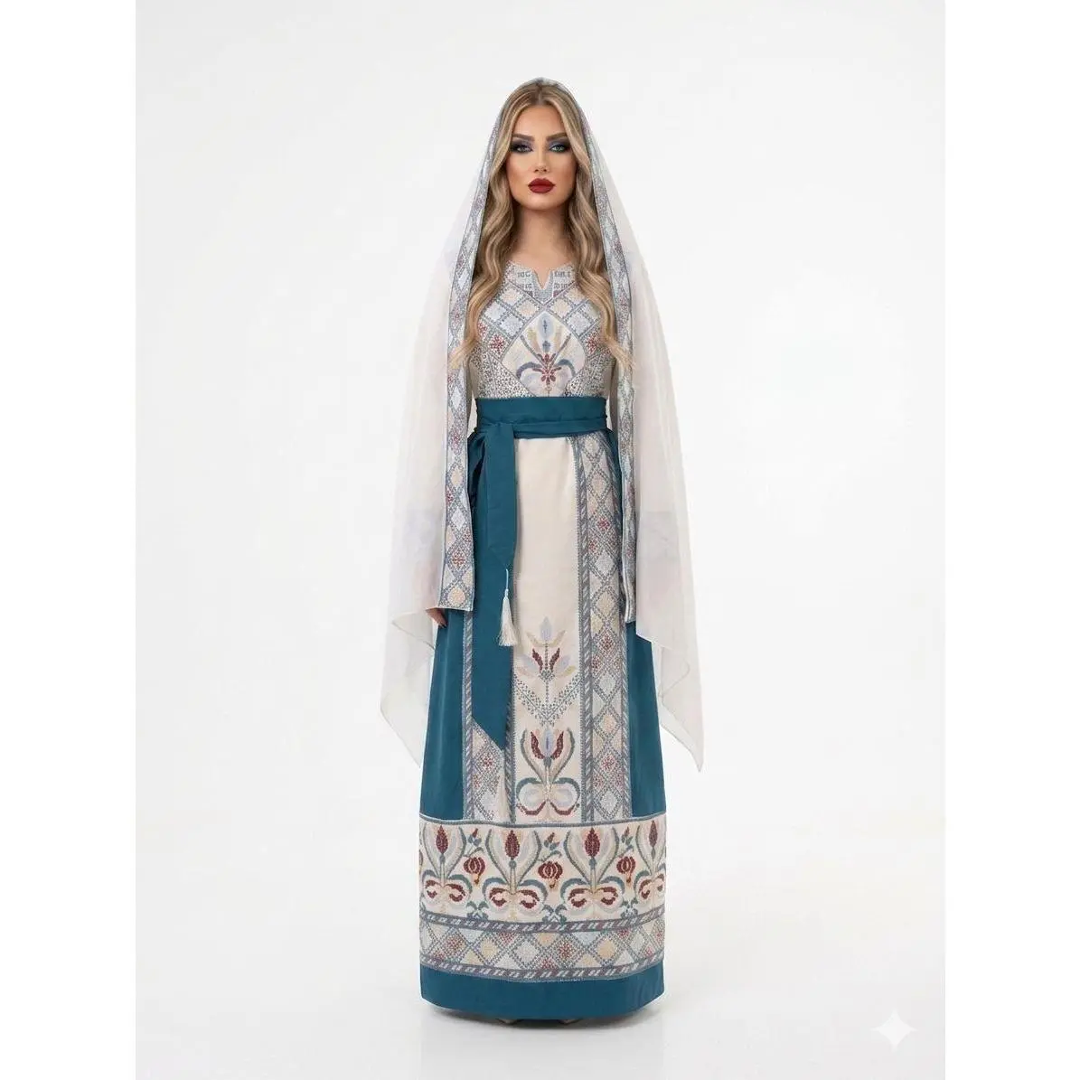 Women's Lilly Traditional Thobe - Casual Elegant Islamic Muslim Modesty Abaya with Expert Craftsmanship, Cultural Beauty, Embroidery, Modern Elegance, Ideal for Everyday to Event, Eid, Ramadan Gifts for Her