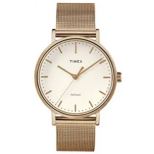 Timex Fairfield Gold-Tone Mesh Ladies Watch TW2R26400