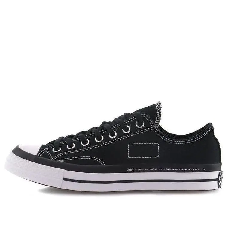 Converse Fragment Design x Moncler x Chuck 70 Low 'Black' 169069C Converse Fragment Design x Moncler x Chuck 70 Low 'Black' 169069C