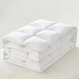 Luxurious Feather Down Winter Quilt, Plush Lightweight Yet Warm, Thick Soft Skin-Friendly Blanket, Ideal for Hotel Home Bedroom Dormitory, Super Fluffy Duvet
