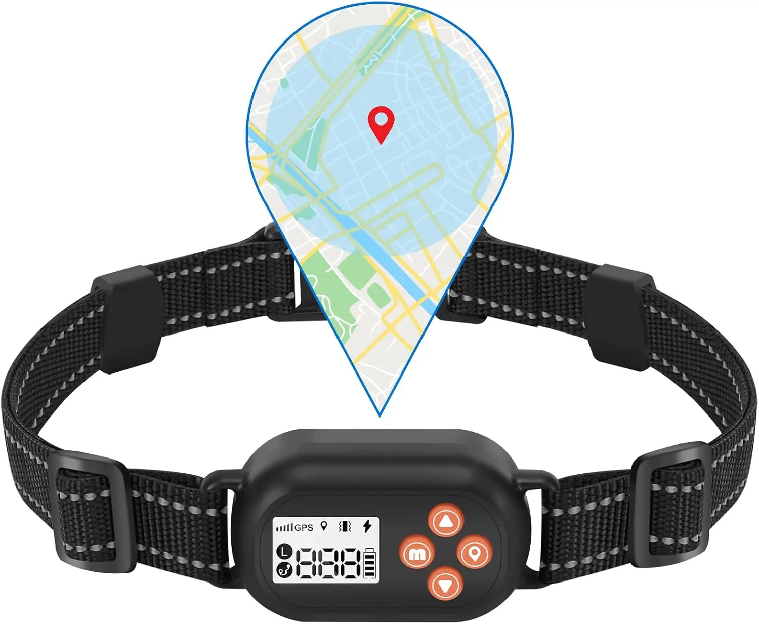 【BFCM】GPS Wireless Dog Fence, Pet Electric Containment System, IPX6 Waterproof/Rechargeable Collar, Beep/Vibration/Shock Correction Mode, for Dogs Over 20 Lbs