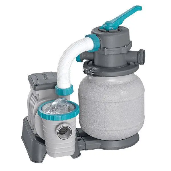 Bestway 1,500 Gallon Sand Filter Pump for Above Ground Outdoor Swimming Pools