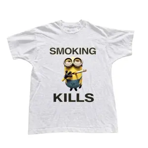 Smoking Kills White T-shirt, VIntage Graphic Tee, Funny Tee, Y2k Shirt, Unisex Shirt, Gifts For Him, Gifts For Her