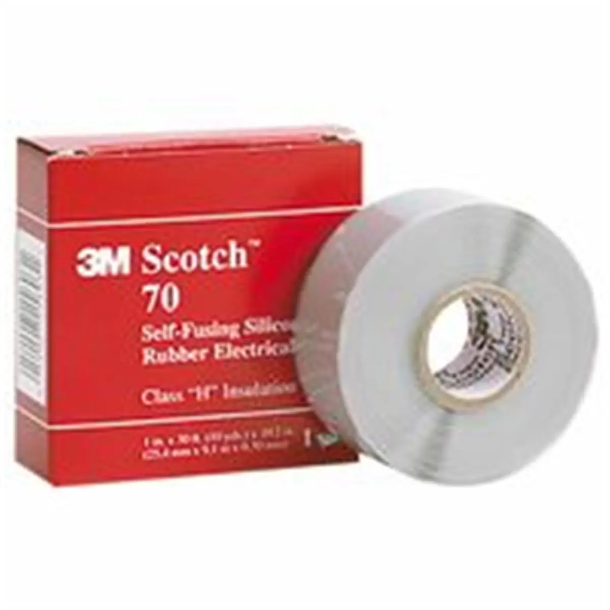 Self-Fusing Silicone Rubber Electrical Tape Roll - 1 in. x 30 ft. (1x30ft Size) Seamless Adhesive Insulating Tape, Sky Blue Gray, Bonds Quickly, Arc Prevention, Abrasion-Resistant, Extremely Low Temperatures Workable, Excellent Protection Against Tracking
