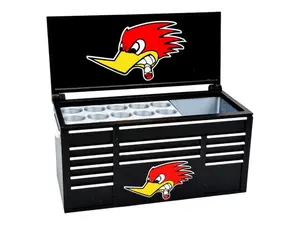 Hot Rod Inspired Mini Toolbox Pen Holder – Retro Desk Organizer
