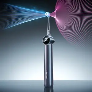 RANVOO AirJet X5 [New-Gen Jet Clean | Max Tartar Removal] Electric Toothbrush, 100% Plaque Removal, Whitening & Gum Care, 60-Day Battery Life, Rechargeable with 3 Pro Brush Heads