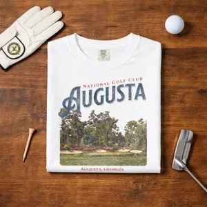 Comfort Colors Vintage Augusta National Golf Club T-Shirt, Masters Merchandise 2026, Golf Tournament Tee, Augusta Georgia Golf Tee, The Masters 2026 Shirt, Full Size, Full Color