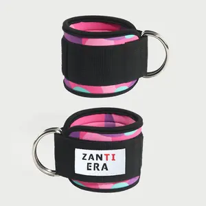 Ankle Strap for Cable Machine Attachment, 1 Count Adjustable Ankle Strap for Men and Women, Gym Accessories