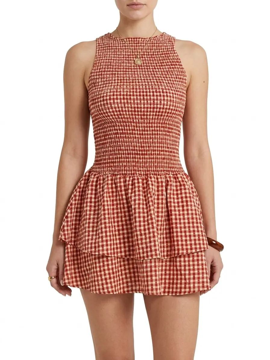 JointlyCreating Women's Casual Sleeveless Short Dress - Stylish, Comfortable Womenswear for Daily Summer Wear