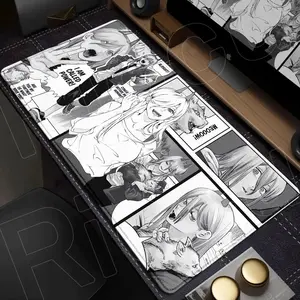 Kawaii Reze CSM Anime Mouse Pad, Keyboard Mat, Comic Chainsaw Man Playmat, Reze Chainsaw Man Anime Desk Mat For Computer Accessories, Gift For Gamer