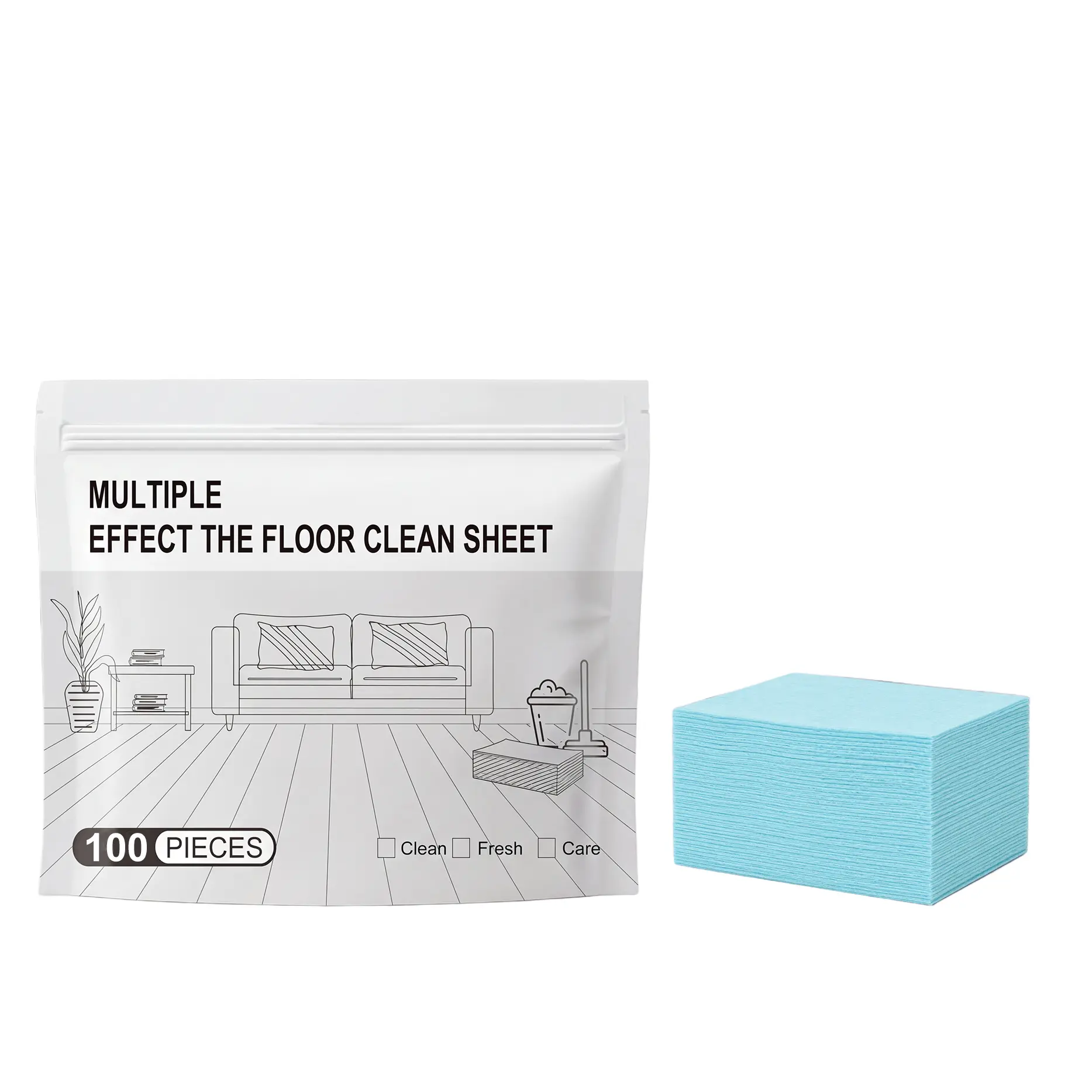 100-Count Multi-Surface Cleaning Tablets, Antibacterial & Deodorizing Floor Care Tabs, Safe for Hardwood, Laminate, Tile Surfaces & RV Walls