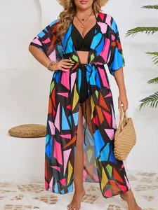 【Plus Size】 Women's Cover Up, Casual Cover Up for Beach Holiday Vacation, Women's Swimwear for All Seasons, Swimsuit Cover Ups
