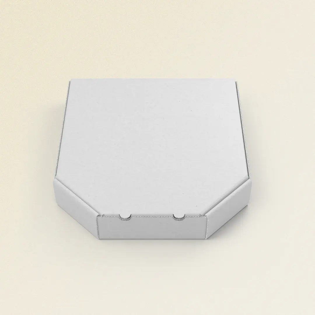 Bevel Edge White Pizza Box Bundle of 15 - Party Favorite by 105 Packaging