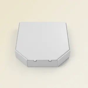 Bevel Edge White Pizza Box Bundle of 15 - Party Favorite by 105 Packaging