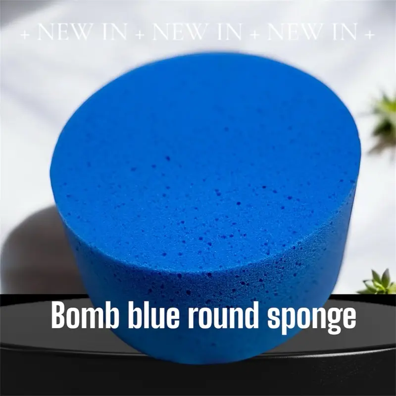 Dark Blue DIY Round Sponge Grout Use Our What U Desire Bomb Blue Round Sponge for Cleaning and Scrubbing