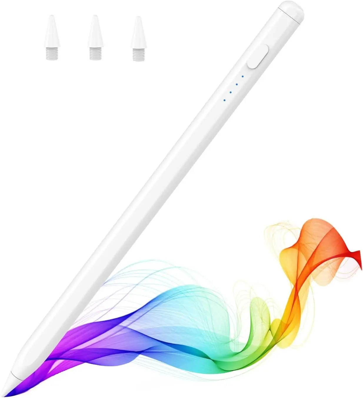 Active Stylus Pen for iPad, Magnetic Attachment, Type-C Fast Charging, Palm Rejection, Tilt & Pressure Sensitivity Drawing Pencil, Universal iPad 2018-2026 Compatibility, Fits iPad Mini/Air/Pro All Generations, Supports M2/M3/M4 Chip iPad Models