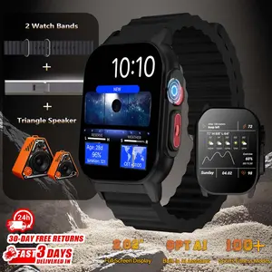 2026 NEW Upgraded Fitness Smartwatch 2.02" Full HD Display IP68 Waterproof Bluetooth Calling 24/7 Heart Rate Sleep Monitoring Perfect for Sports Business Wear - Durable, Wearable