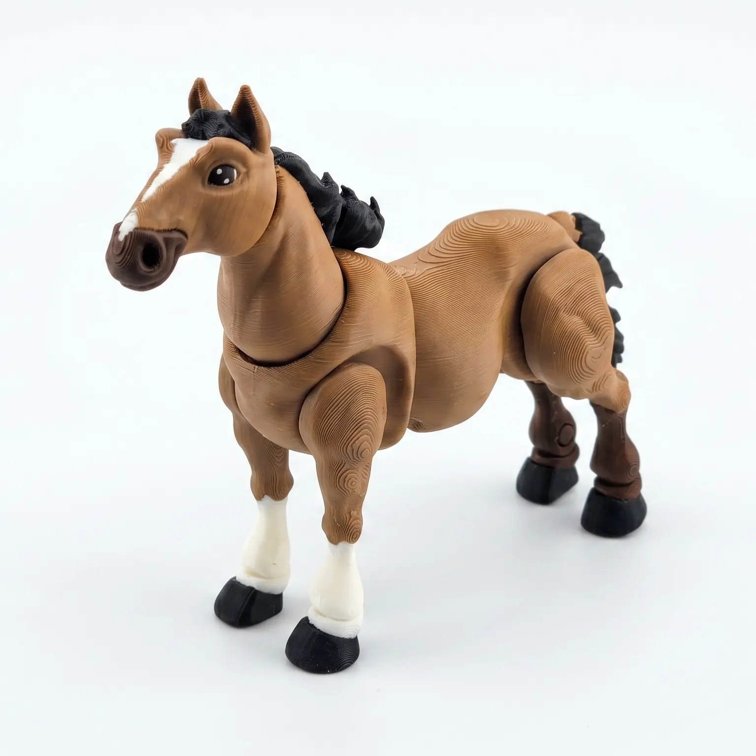 Articulated Horse Toys 3D Printed Figures Fidget Desk Pet Gift - 5.75"