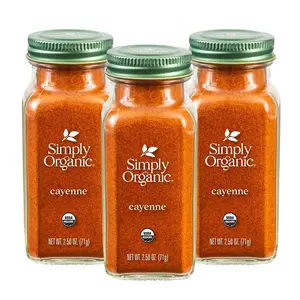 Simply Organic Cayenne Pepper 2.50 oz. (3 Pack)