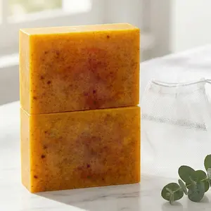 Lemon Turmeric Kojic Acid Soap, Turmeric & Kojic Acid Brightening Soap, Dark Spot Remover, Kojic Acid Soap, Soap Body CareBody Wash Lemon Flawless Organic