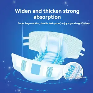 10 Pack Super Absorbent Adult Diapers for Men and Seniors, Leak-Proof Comfortable Night Incontinence Care, High-Waisted One-Time Use, Sizes M/l/xl
