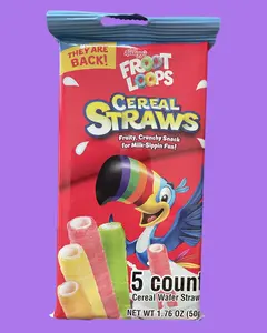 Froot Loops Cereal Straws