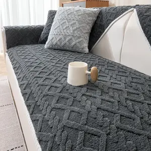 1pc Sofa Pad for All Seasons, Washable Sofa Couch Covers, Slipcovers for Couches and Sofas, Pet-Friendly, Soft and Smooth, Non-Slip Furniture Protector for Living Room, Bedroom, Office