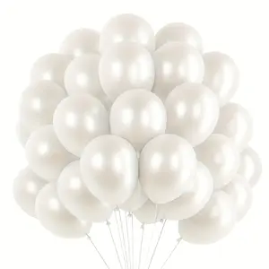 60 Pearl Balloon Set for Birthdays and Celebrations, Ideal Party and Event Choice, Durable Design for Easy Use