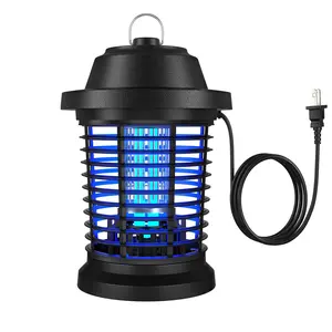 Bug Zapper T9pro, Outdoor Indoor 1500 Sq Ft Coverage, 900-1000V Electric Mosquito Zapper with Replaceable Light Purple Bulb, Removable Tray for Home Patio Garden Garage