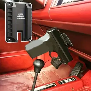 Magnetic Pistol Holder-Fast Loading, Heavy-Duty ABS Resin Gun Holder, Suitable for Cars, Trucks and Walls | 15 Lbs Load-Bearing | Multifunctional EDC Tool Suit, with Shoulder Strap | Suitable for Hunting, Riding, Fishing, travel and Home Use