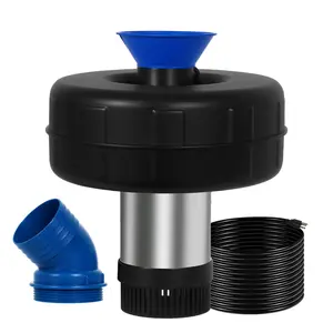 15000 GPH Pond Fountain Aerator, 110V,Floating Pond Fountain Pump with Stainless Steel Body, Pond Aerator Pump for Small & Large Ponds and Lakes (Black&Blue))