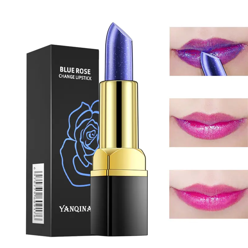 Color Changing Lipstick - Makeup Cosmetic with Temperature-Sensitive Formula, Long-Lasting Hydrating Lip Care, Glossy Finish for Natural Radiant Pink Lips, Moisturizer