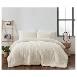Brooklyn Loom Marshmallow Sherpa 2-Piece Twin C omforter Set
