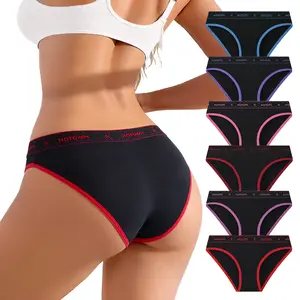 Hotcom 10PCS Cotton Panties for Women Full Coverage Stretch Bikinis Comfortable Bridal Briefs XS-L Breathable High Elastic Spring Statements - Fit