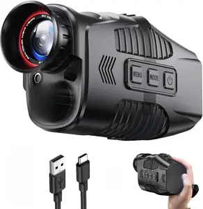 Night Vision Monocular, [2024 Upgrade] 1312FT Monocular Night Vision Goggles, HD Hunting Night Vision for Long Rang Infrared Goggles Night