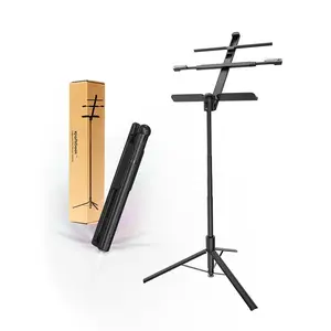 KraftGeek Capsule Lite Music Stand Tap-to-Open Light-Weight Portable Music Stand KraftGeek Capsule Lite Music Stand Tap-to-Open Light-Weight Portable Music Stand