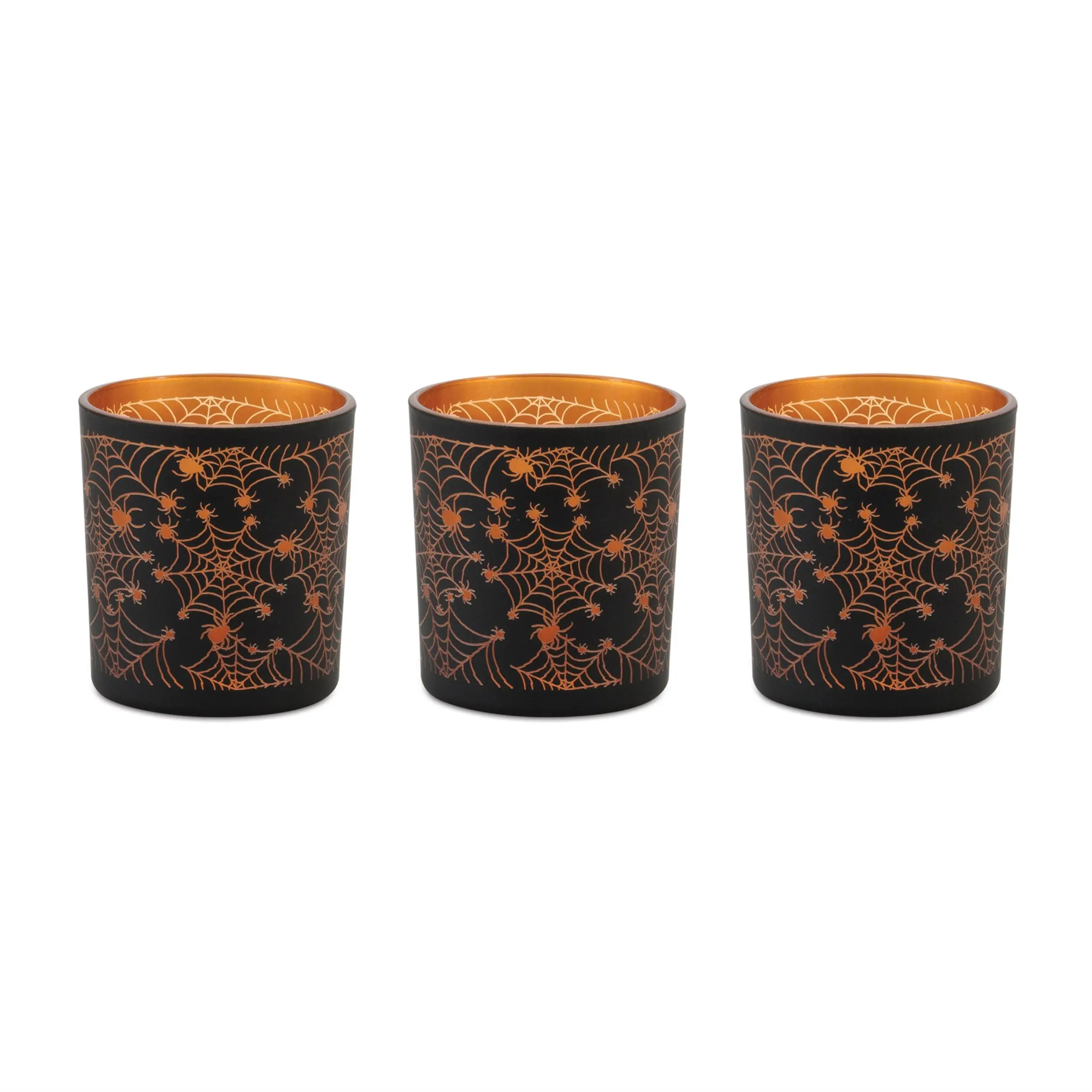 Halloween Glass Votive Holder (Set of 3)