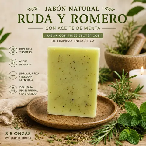 Zuiima Rue and Rosemary Menta oil’s 3.5oz soap, cleanser, bar, cleansing bar