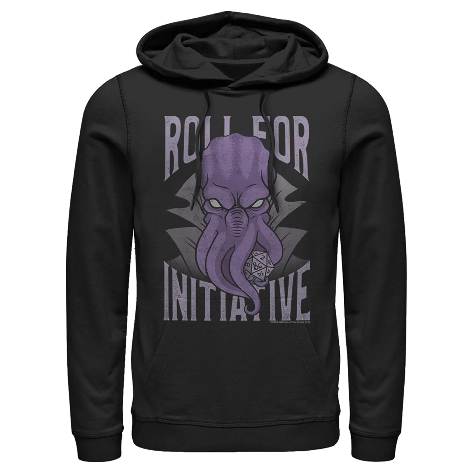 Men's Dungeons & Dragons Illithid Roll for Initiative Pull Over Hoodie