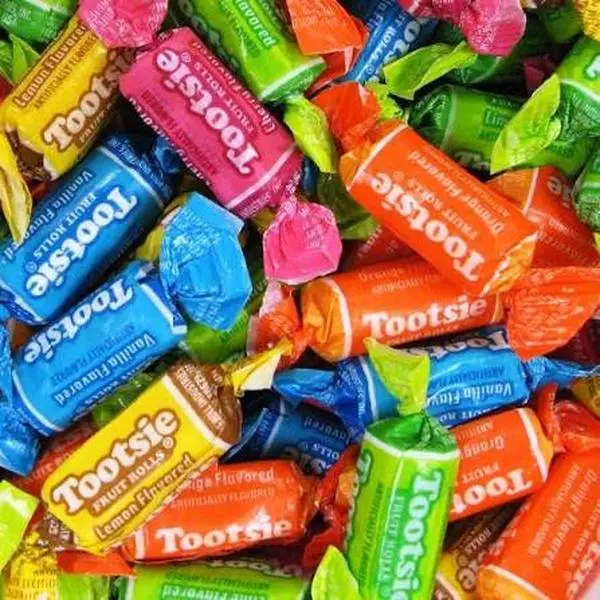 Nuts To You Tootsie Rolls 5-Flavor Variety Pack - Cherry, Lemon, Orange, Vanilla, Lime - Gluten-Free, Kosher Chewy Candy - Fruity Flavored Chunks, Yes, Soybean Oil, Milk-Based - Made in USA Sweet Snack